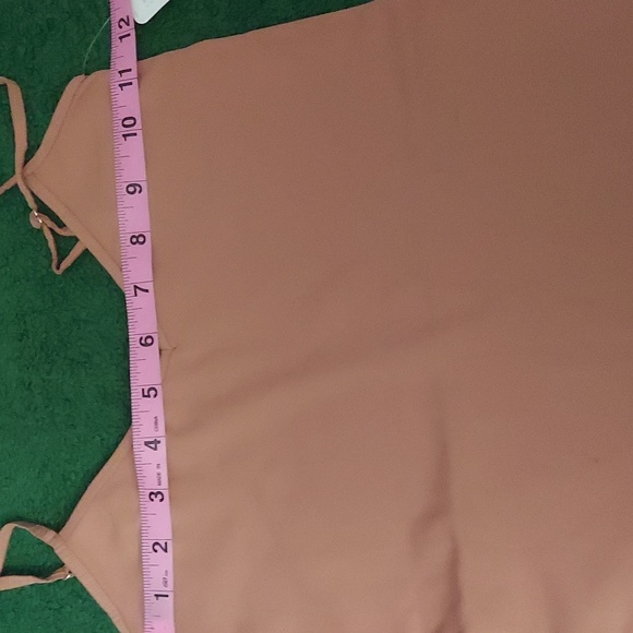 Free People NEW Seamless Mini Slip Iced Chai M/L - Picture 4 of 8